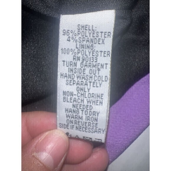 Bob Mackie Wearable Art Open Jacket Lilac Black Ladies XXS‎ - Picture 8 of 8